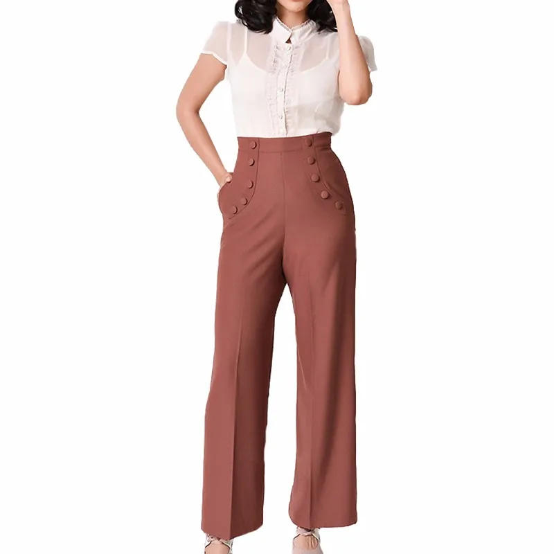1940s_Style_Dusty_Rose_Dawn_High_Waist_Crepe_Sailor_Pants__4