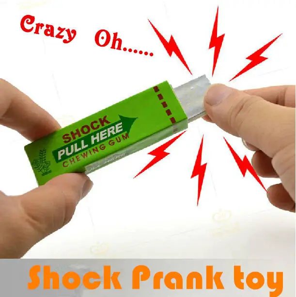 Elimi Chewing Gun Shock Toy Chewing Shock Joke Pro...
