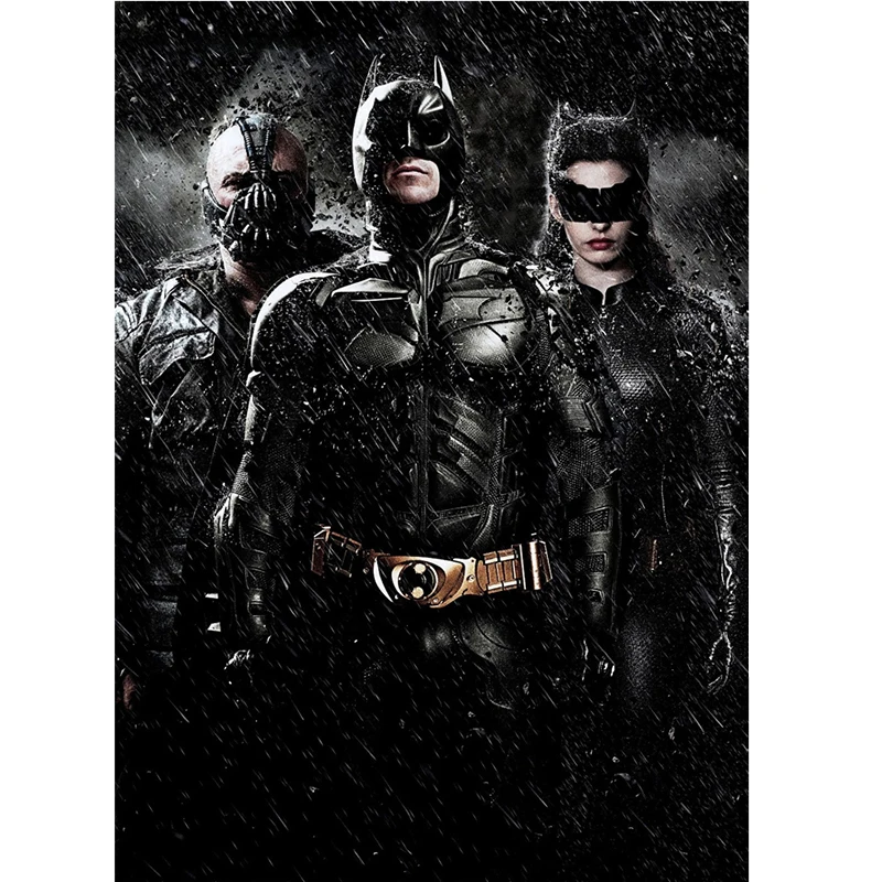 

Diamond Embroidery Batman Handmade Mosaic Diy Diamond Painting Cross Stitch Pattern Square Drill Home Decor CF596