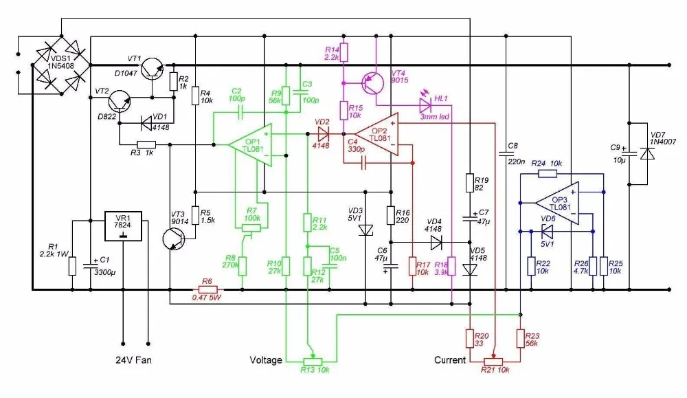 0-30 в 2mA-3A DC Регулируемый источник питания DIY Kit непрерывная Регулируемая Защита от короткого замыкания