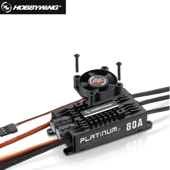 

1pcs Original Hobbywing Platinum Pro V4 80A 3-6S Lipo BEC Empty Mold Brushless ESC for RC Drone Aircraft Helicopter