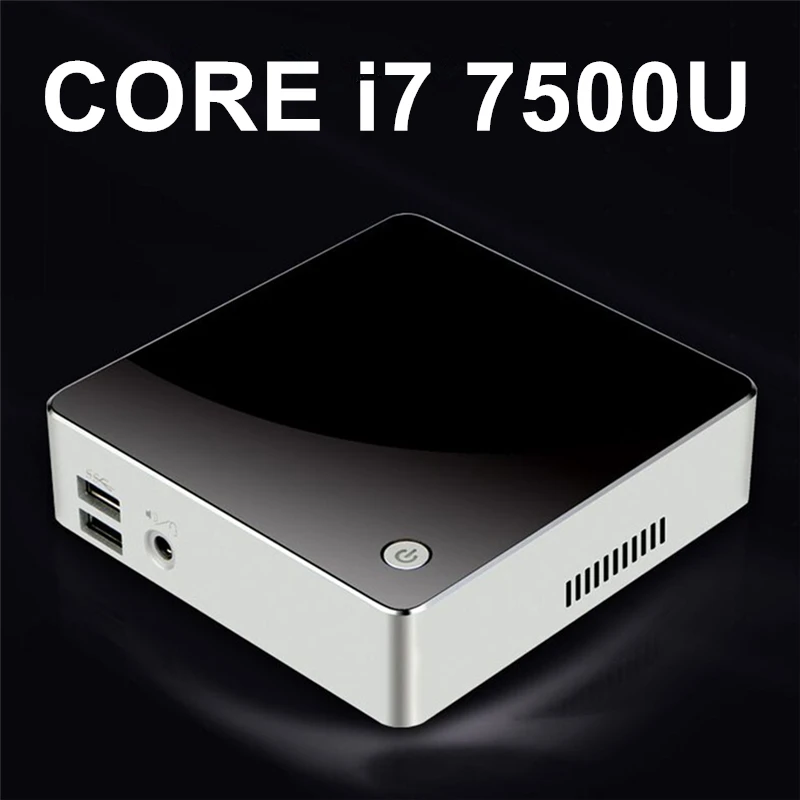 [Intel Core i7 7500u/i5 7200u] kaby Lake Мини-ПК Оконные рамы 10 DDR4 V200 NUC Графика HD 620 5 г AC Wi-Fi Bluetooth HTPC
