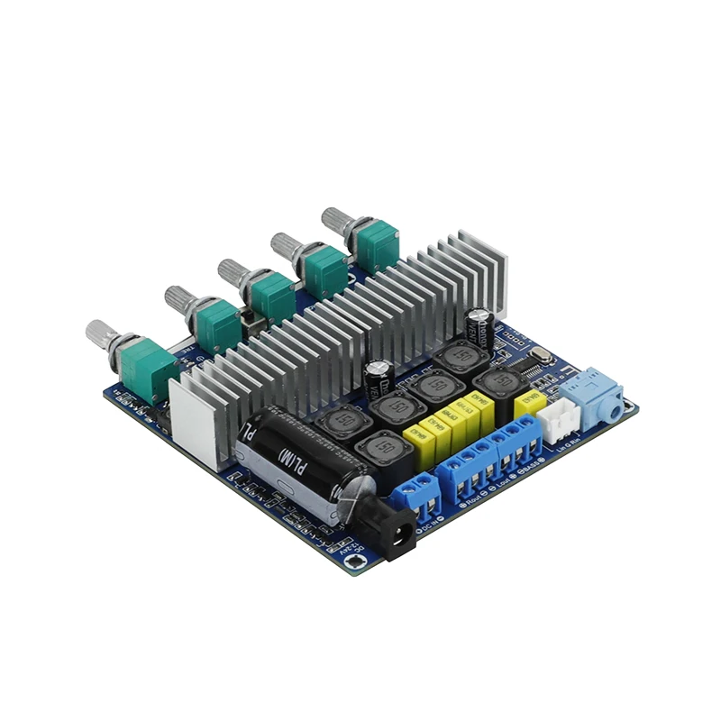 SUQIYA-TPA3116 subwoofer power amplifier board 2.1 channel high power Bluetooth 4.2 audio amplifier DC12V-24V 2 * 50W + 100W