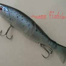 MS Slammer Тип 2 секции мускусный Терминатор приманки Пластиковые наживки(WT 165) Жесткая приманка для рыбалки рыбок приманка