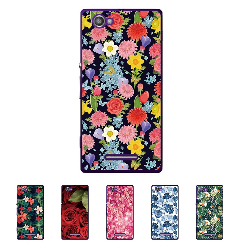 

For Sony Xperia M C1905 4.0" Hard Plastic Case Mobile Phone Cover Bag Cellphone Housing Shell Skin Mask DIY Customized Supported
