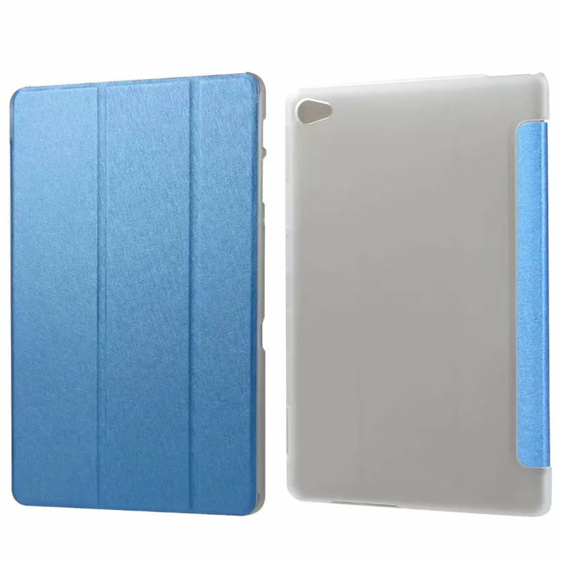 Легкий прозрачный чехол для huawei MediaPad M5 lite 10 BAH2-W19/L09/W09 10," планшетный ПК чехол-подставка для huawei M5 10,1 чехол - Цвет: drak blue