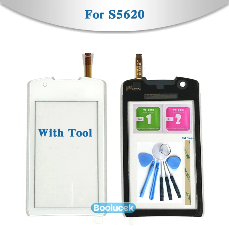 

High Quality 3.0" For Samsung Galaxy Monte S5620 5620 Touch Screen Digitizer Sensor Outer Glass Lens Panel+Tracking Code