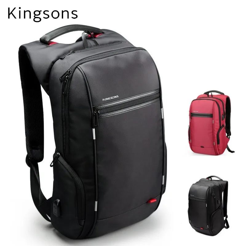 Рюкзак Kingsons для ноутбуков 15 дюймов 2020 Сумка 13 14 6 сумка компьютеров бизнеса офиса
