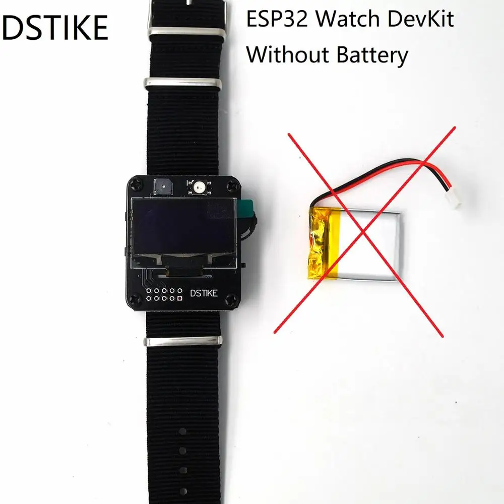 

DSTIKE ESP32 Watch DevKit (Battery not include)