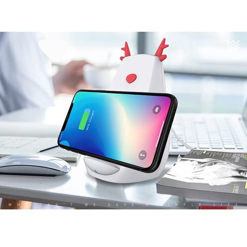 10 Вт быстро Qi Беспроводной Зарядное устройство для samsung S10e S8 Примечание 8 мини