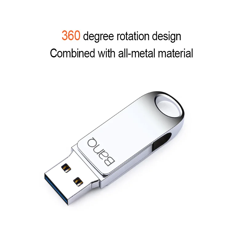 BanQ F60 64 GB 32 GB 16 GB USB 3,0 Flash накопители мода высокоскоростной металлический Водонепроницаемая ручка USB накопитель Бесплатная доставка