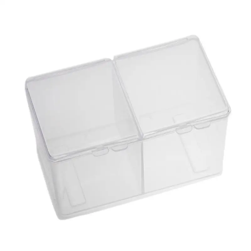 1 шт. многофункциональные ватные диски для маникюра чистые колодки двойная коробка для хранения сетки хлопковые прокладки покрытие для маникюра салфетки для очищения Pad Box Инструмент