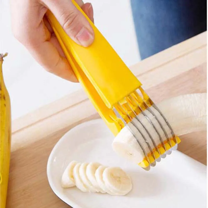 Stainless Steel Banana Cutter Fruit And Sausage Slicer For Kitchen | Free Shipping | Save Up To 60% On Discount
