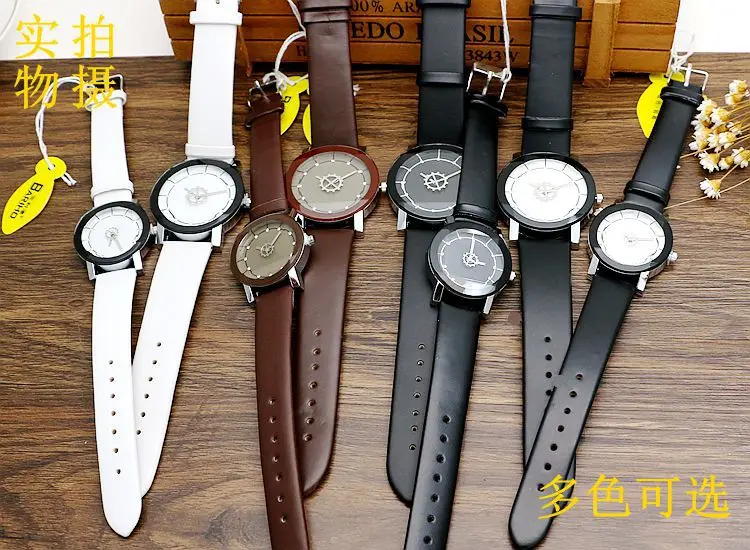 Женские и мужские кварцевые часы с кожаным ремешком|wristwatch brand|wristwatch militarywristwatch women