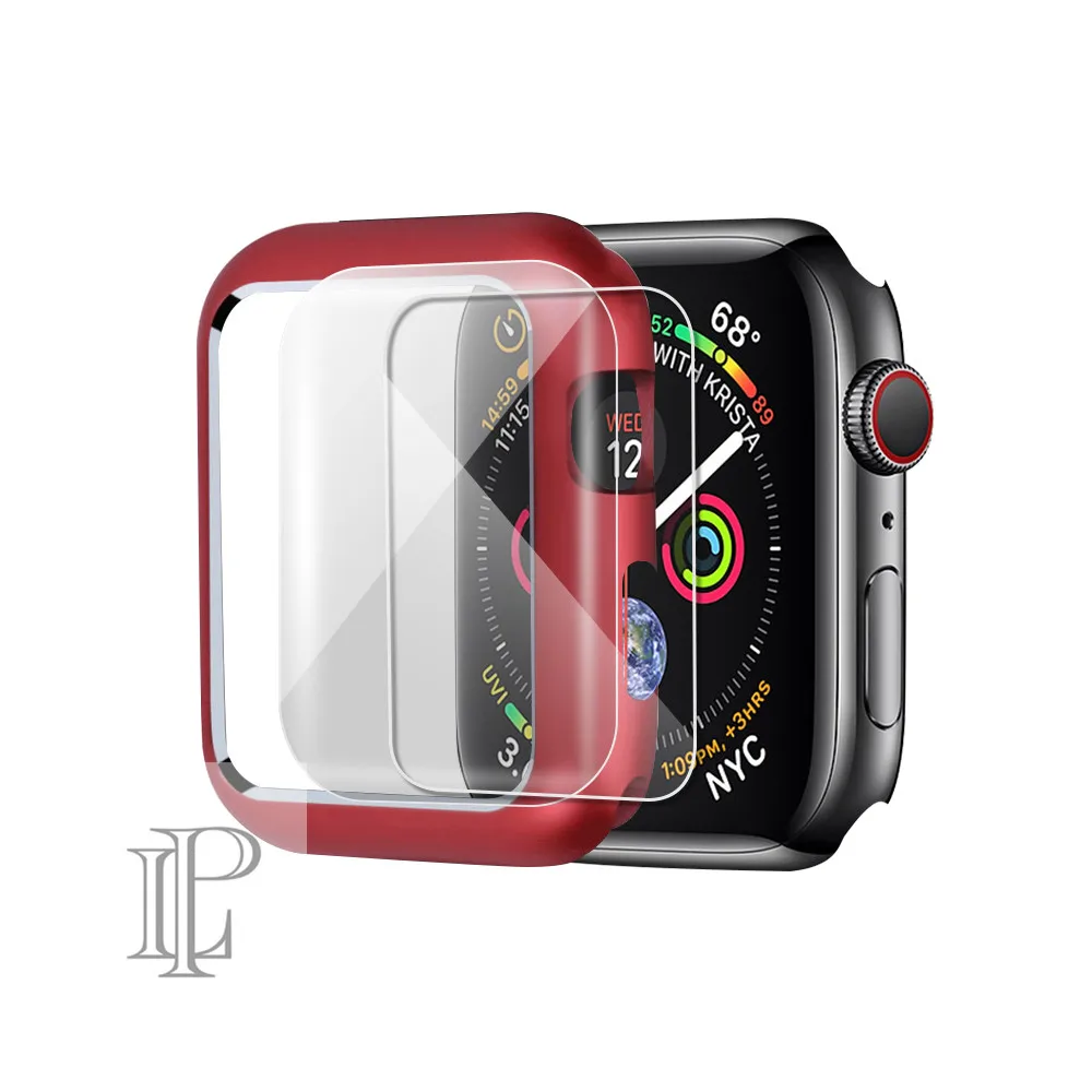 Магнитная Крышка для apple watch case apple watch 4 3 44 мм/42 мм iwatch band 40 мм/38 мм Защитная пленка для экрана