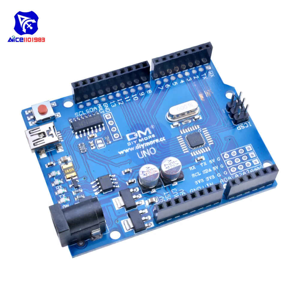 

CH340 CH340G UNO R3 Microcontroller Module Development Board with Mini USB Interface for Arduino Replace ATmega16U2 ATmega328