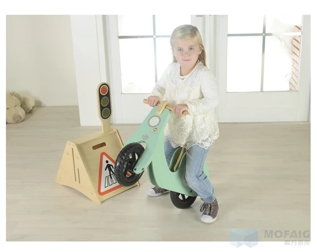 Children Two wheel Balance Bike kids Scooter Baby Walker Tricycle wooden Bike Ride On Toys Gift for Baby learning bike 4