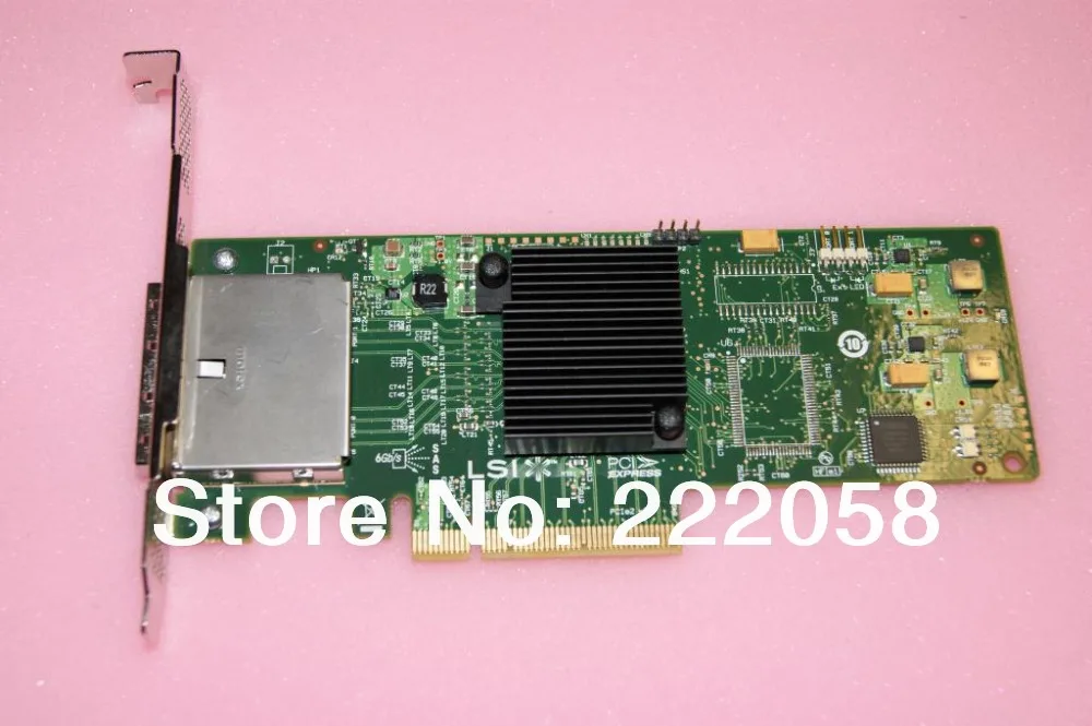 LSI SAS 9200-8E PCI-E 6 ГБ/сек. SAS9200-8E 8-портовый Внешний ГБ PCI Express 2.0X8 SAS/SATA Контроллер карты