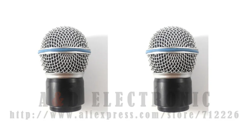 2 шт. Сменная сетка с шариковой головкой для Shure SM58 SM58S SM58LC BETA58 BETA58A BETA PGX24 SLX24 |