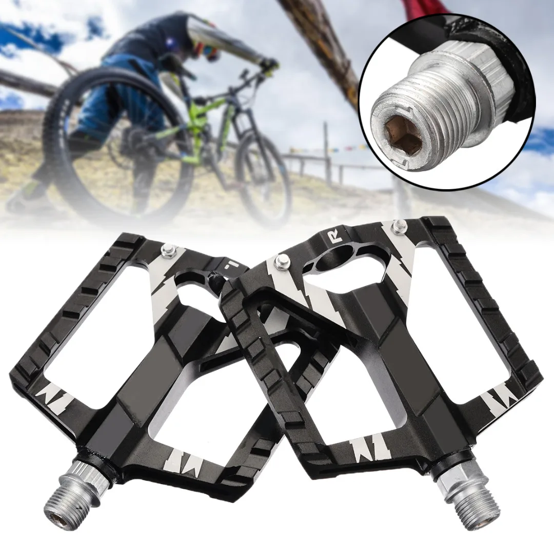 1Pair/set Ultralight Sealed Bearing Bicycle Pedals MTB BMX CNC Pedals Cycling Bearing 9/16" 4 Colors