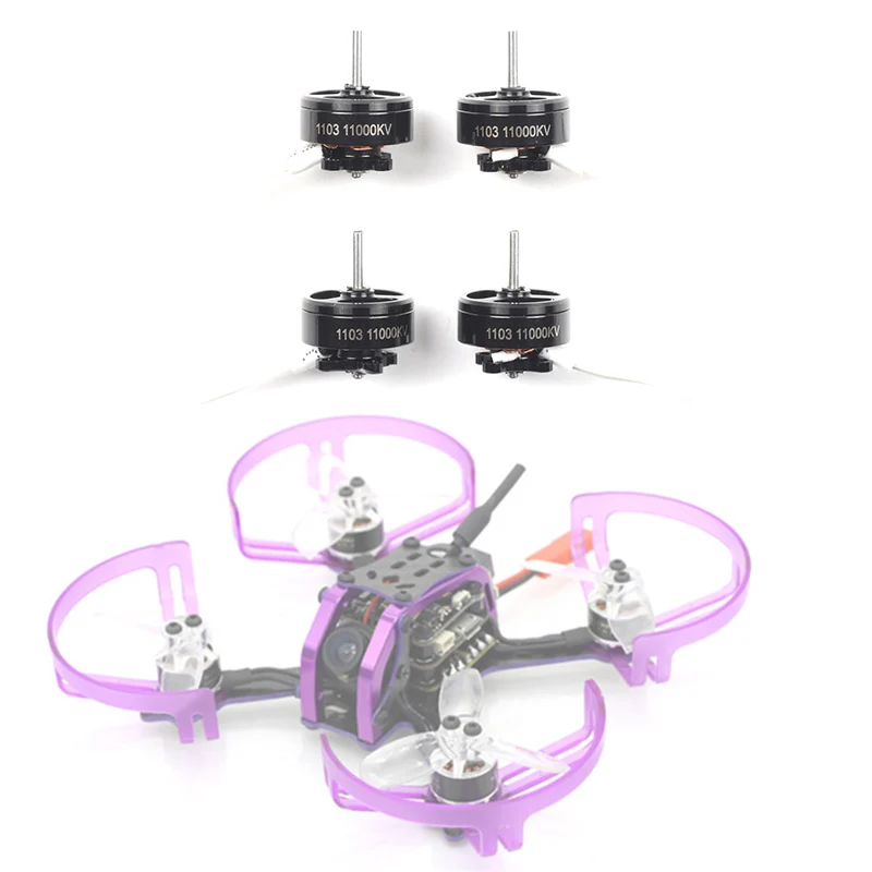 

1Pcs / 4PCS Skystars ST1103 Mini Motor 1103 11000KV Brushless Motor 1-3S Micro F4 Racing Drone for 50 60 75 80 100mm Mini Frame