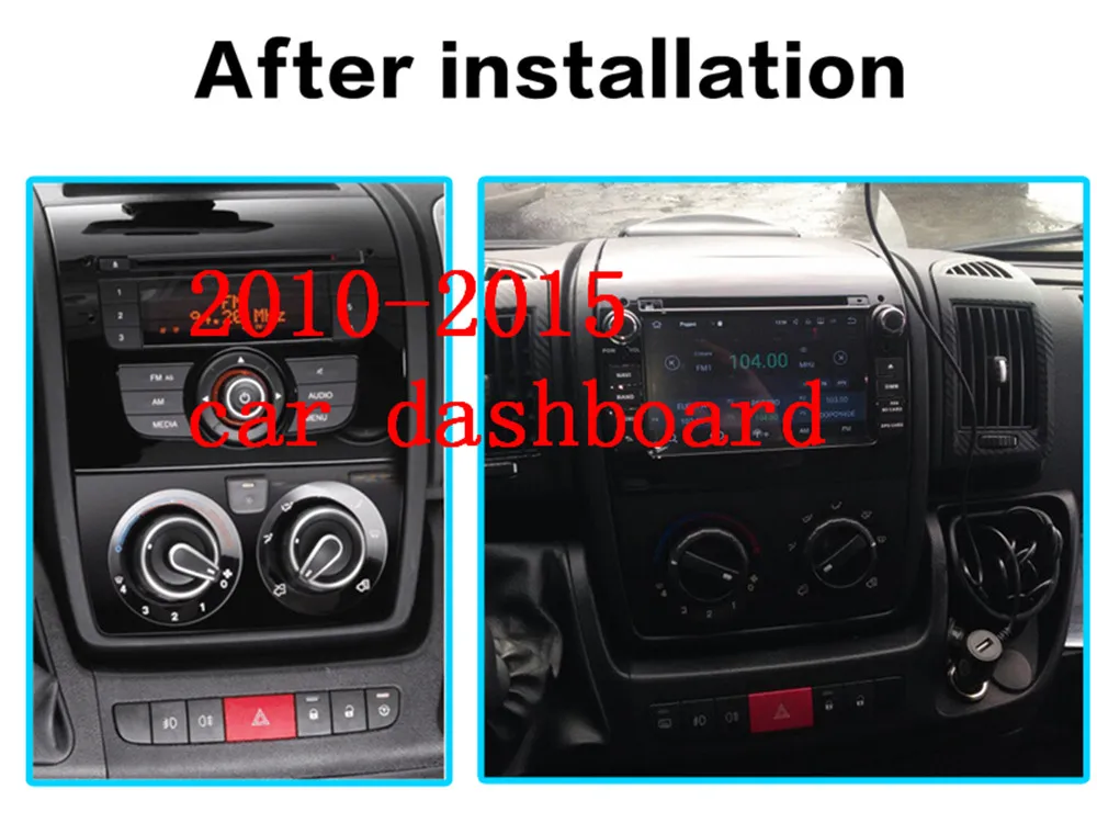 Clearance DSP Android 9 Car DVD Player GPS Navigation For FIAT DUCATO/CITROEN Jumper/PEUGEOT Boxer 2006+ multimedia radio tape recorder HD 1