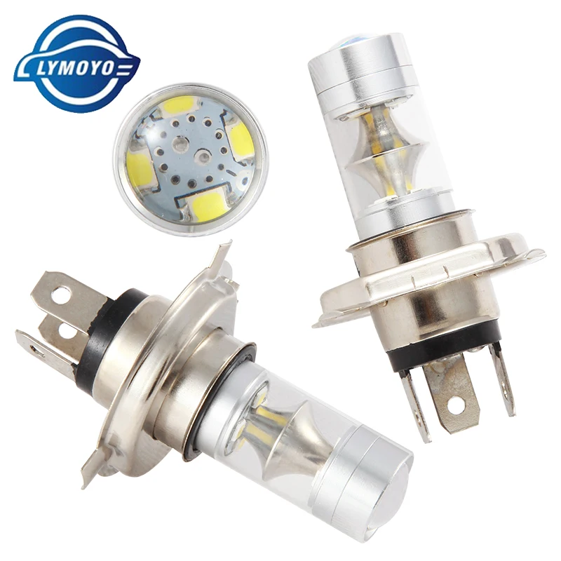 

LYMOYO car H4 led HI/LO H7 60w auto 2835 12SMD LED bulb drl daytime running light fog lamp Headlight Light Lamp DC12 4300k 6000k