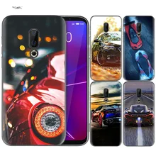סיליקון מקרה עבור Meizu 16 16th M6T שחור כהה Coque פגז טלפון סלולרי Tpu כיסוי משעמם פולני אדום ספורט אוטומטי רכב קלאסי(China)