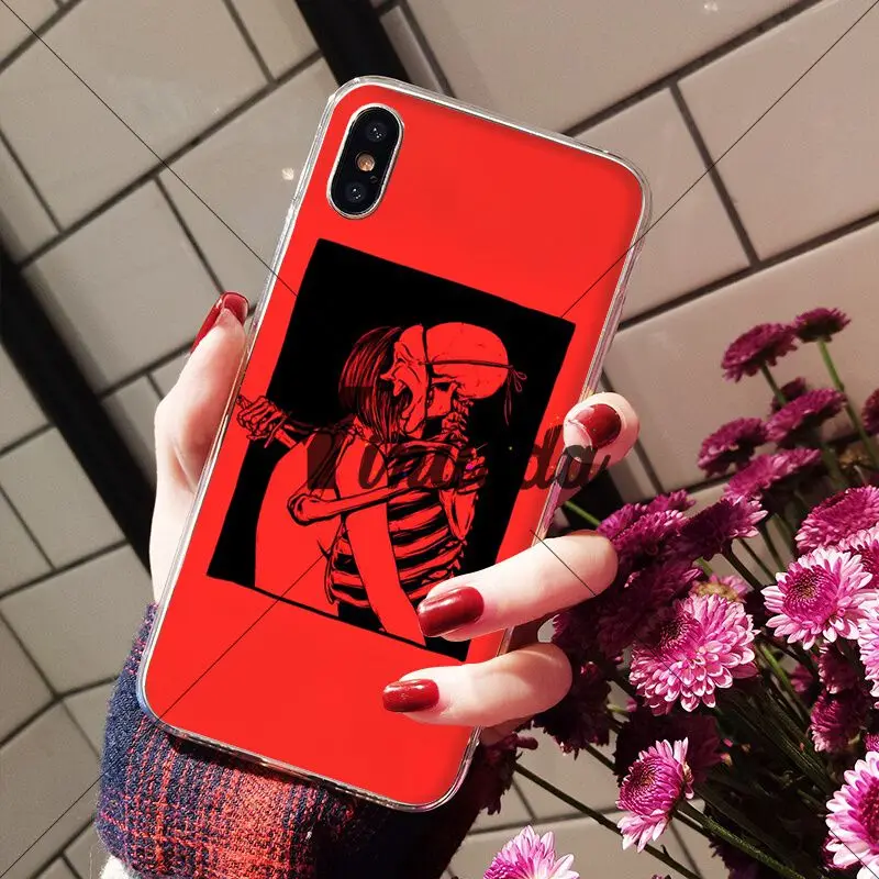 Red Doodles Aesthetics