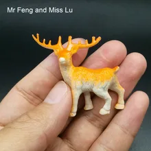 Мини-модель лося для детей маленькое забавное обучающее руководство обучающая игрушка