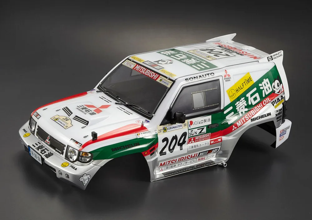 Killerbody 48400 1/10 на дороге MITSUBISHII PAJEROO EVO масло Mitsubishii 1998 ралли в Дакарском