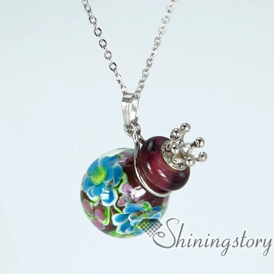 ball diffuser locket glass aromatherapy diffuser pendant