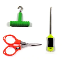 3 шт. ножницы для оплетки устройство для вытягивания ручек игла для наживки карпа рыболовные аксессуары peche carpe клеммные снасти