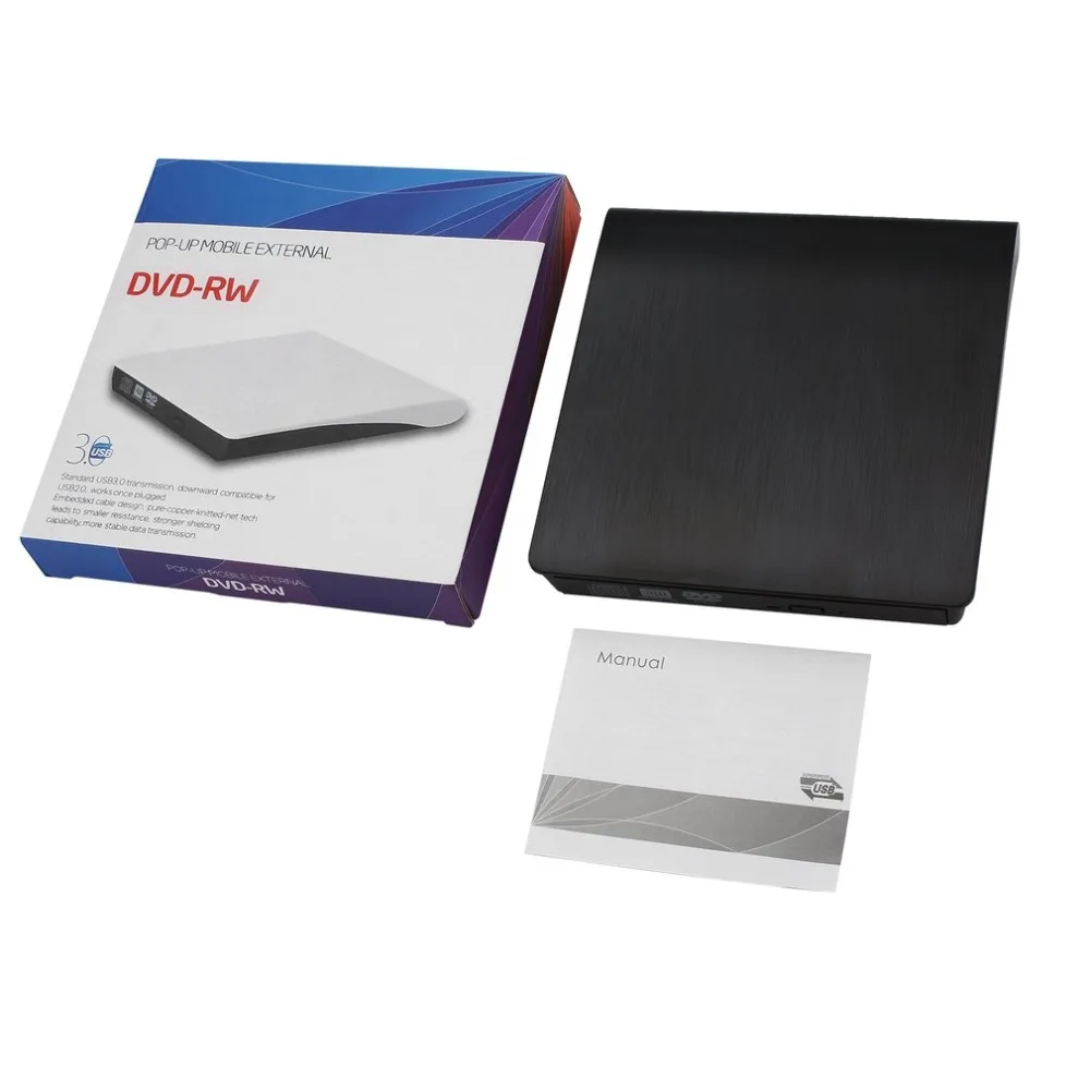 

Super Slim Portable USB 3.0 Interface Dual Layer Drive Pop-up Mobile External DVD Drive DVD-RW for PC and for Laptop