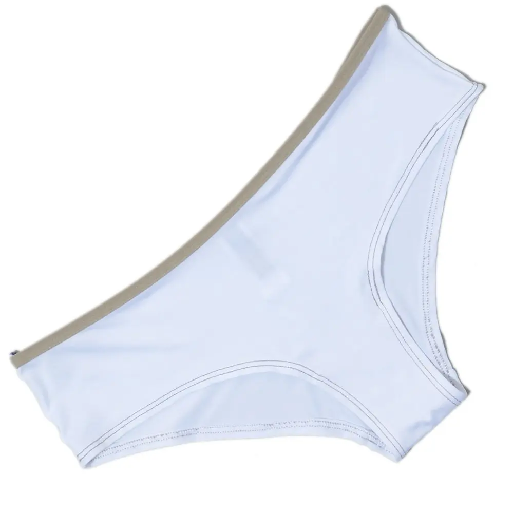 

Europe and the United States and smooth fabric comfortable lady white small angle underwear
