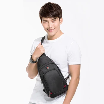 

BaLang 2019 New Chest Bag for Men Crossbody Men's Casual Messenger Bag Sling Male Shoulder Waist Bag Handbag Large Capacity