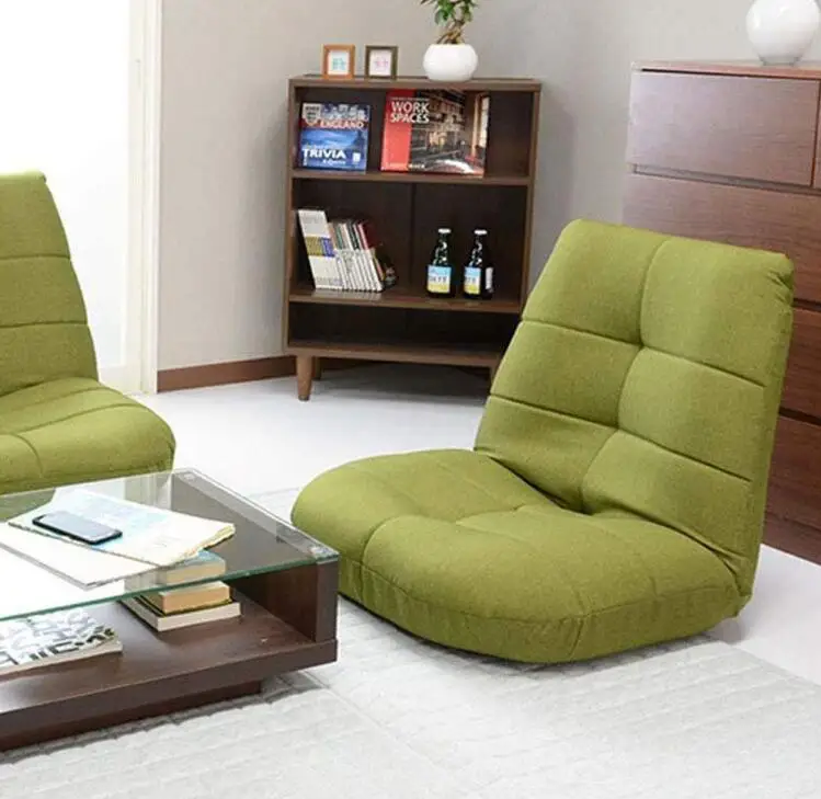 Lazy Lounge Little Sofa Folding Floor Chair Backrest Couch Adjustable Gaming Reclining Dormitory Ho