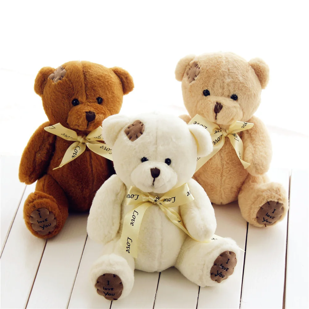 1pc 15cm Patch Bear Dolls Teddy Bear Soft Toy Bear Wedding Gifts Baby Toy Birthday gift brinquedos Soft toys 1pc 15cm Patch Bear Dolls Teddy Bear Soft Toy Bear Wedding Gifts Baby Toy Birthday gift brinquedos Soft toys