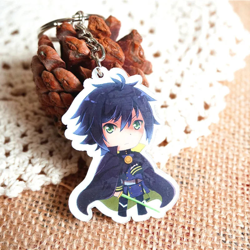 4 шт./компл. аниме брелок Seraph Of The End Owari No Seraph Hyakuya хиираги Shinoa хиираги подвесные брелоки kulcstarto