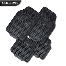 QUEES Всепогодная универсальная отделка, чтобы соответствовать автомобильные коврики вкладыши для BMW 3 серии Renault Captur Megane Ford Focus Nissan Qashqai