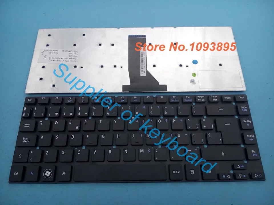 Новая испанская клавиатура для acer Aspire V3-472P V3-472PG ES1-411 ES1-431 ноутбук испанская клавиатура