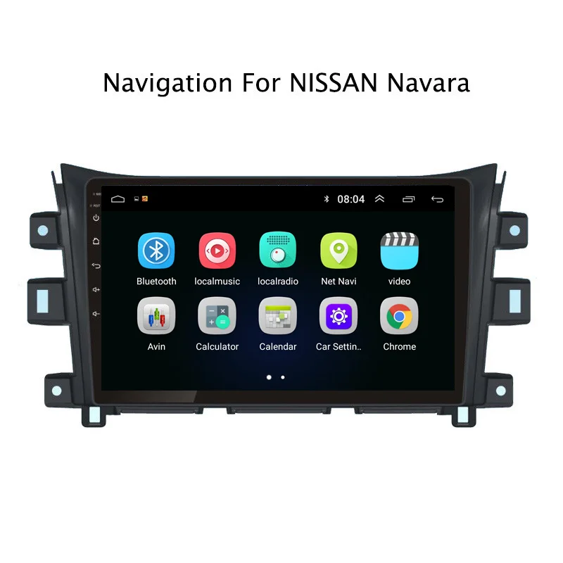Flash Deal Ectwodvd Android 8.1 Car DVD Player GPS Navigation For Nissan Navara 2017 Car Radio Stereo 2