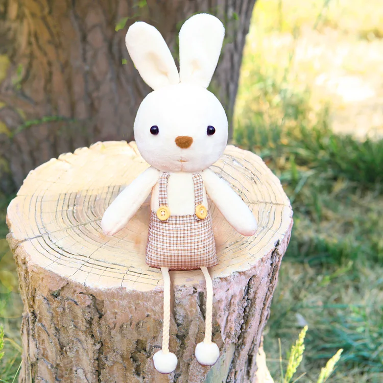 Самодельный милый кролик, кукла, тканевый комплект, кукла, ремесло, сделай сам, набор для шитья, материал для рукоделия, сделай сам, принадлежности для рукоделия - Цвет: Rabbit doll