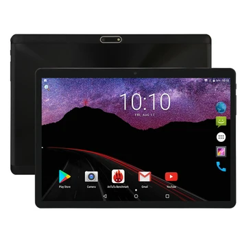 10 inch Tablet PC Tempered 2.5D Glass Android 7.0 Octa Core 4GB RAM 32GB ROM Dual Sim Cards 5.0MP Bluetooth WiFi Tablet PC 10.1