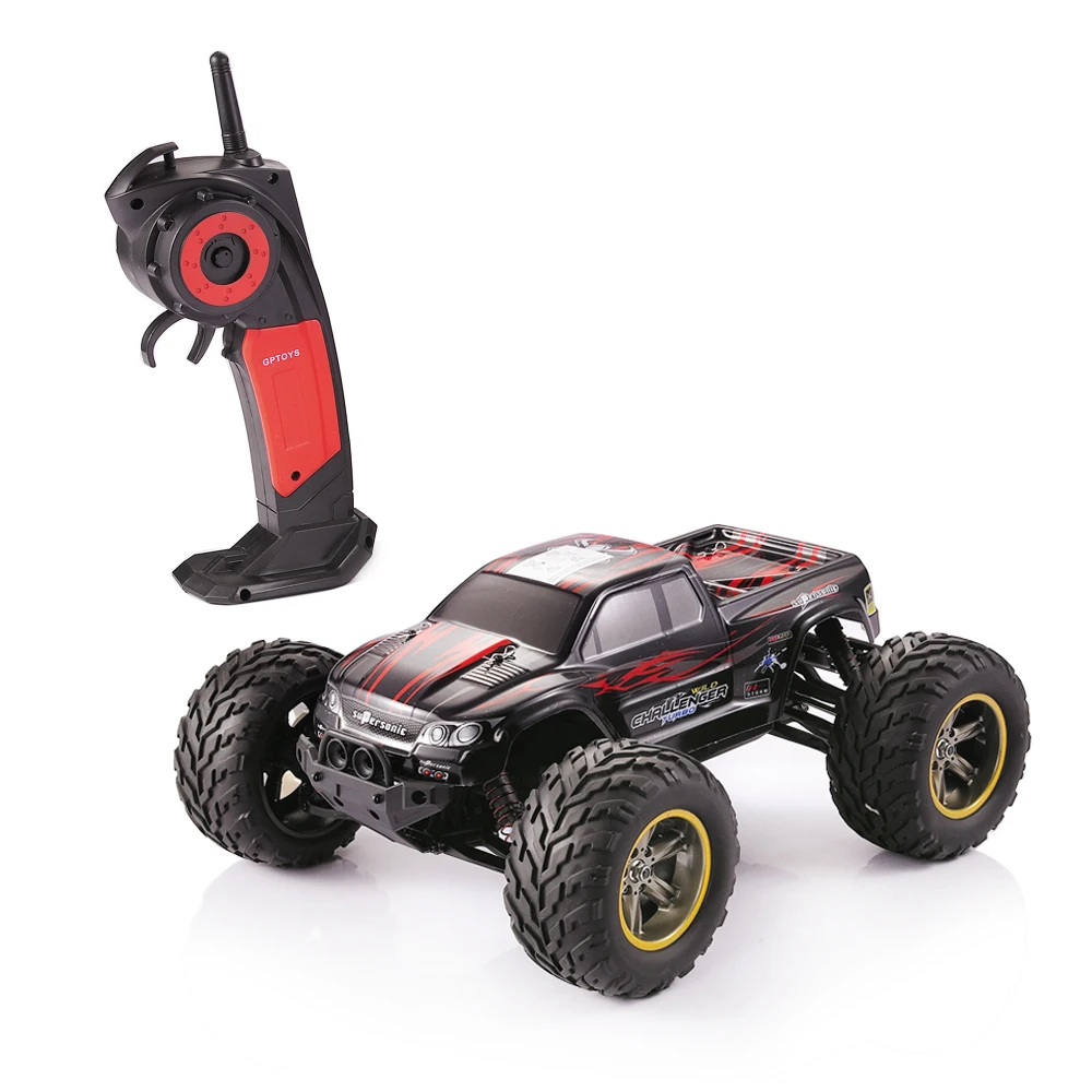 

GPTOYS S911 RC Truck 1:12 Scale Supersonic Explorer Monster 2.4G 4CH EU RED EU PLUG RC Truck Toy Electronic Components