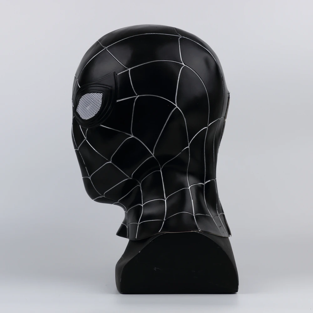 New Avengers Infinity War Superhero Spiderman Mask Red Black Cosplay Full Head adult party Halloween pvc mask prop (7)