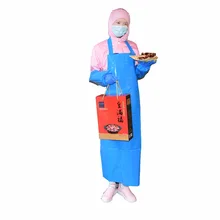 Экологичный оптовый изготовленный на заказ Водонепроницаемый моющийся фартук из термопластичного полиуретана кухня официант печатный логотип