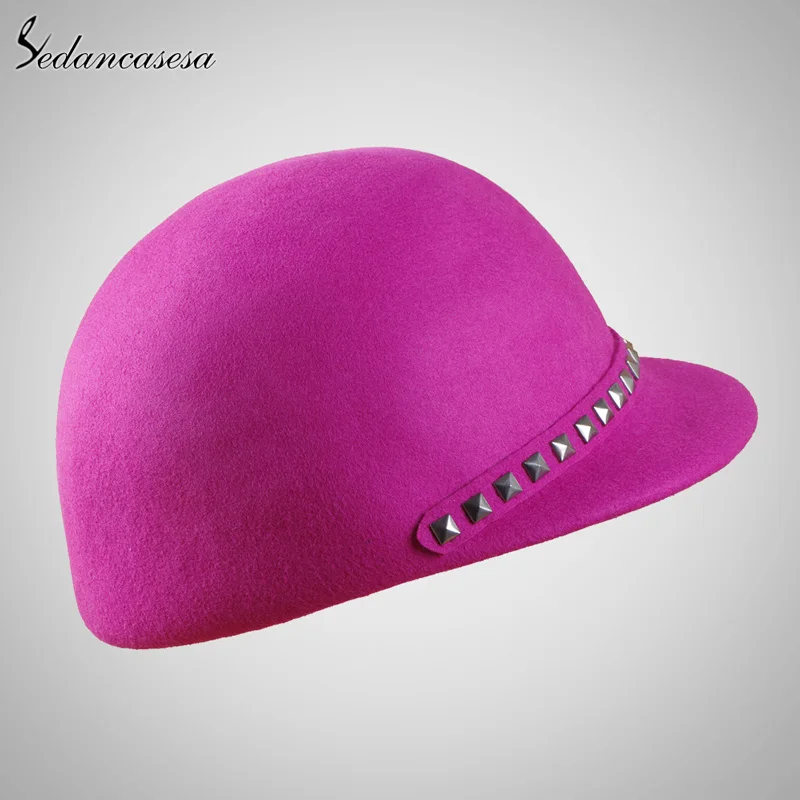 bowler hat purple