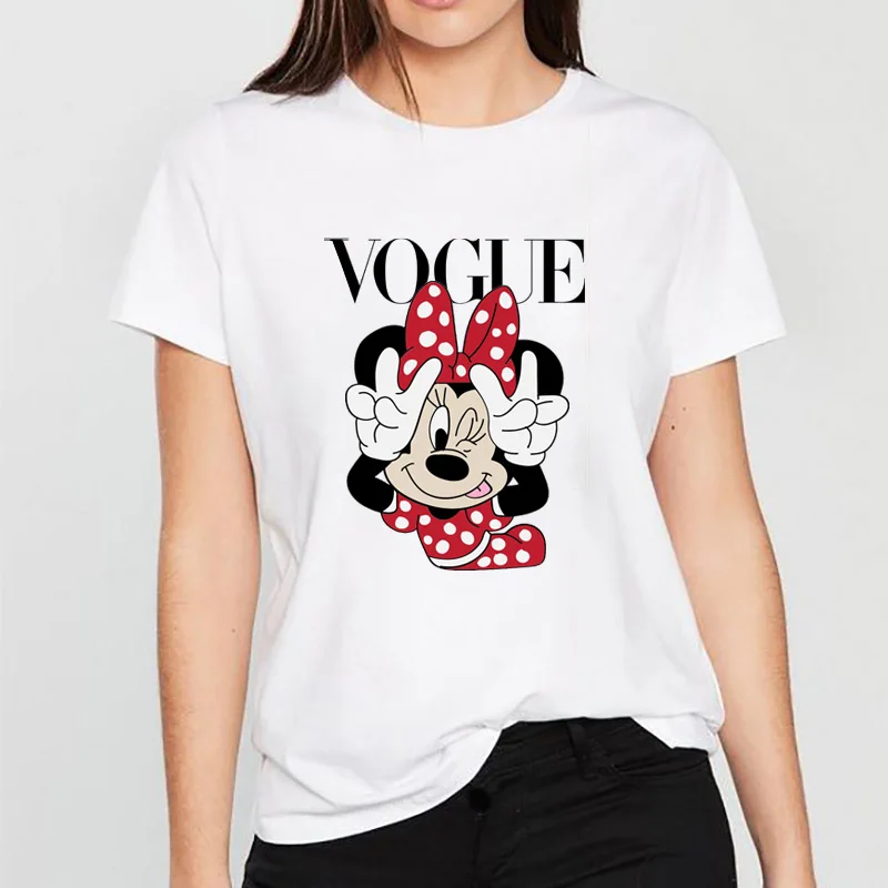 

FIXSYS Summer Women Harajuku T Shirt White Kawaii Tops Graphic Tee Causal T-shirt Short Sleeve Female Tee Shirt Cartoon T-shirts
