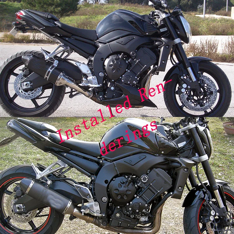 Глушитель для мотоцикла выхлопная труба средней связи Yamaha FZ1 Fazer FZ1N FZ1S 2006 2007 2008 2009